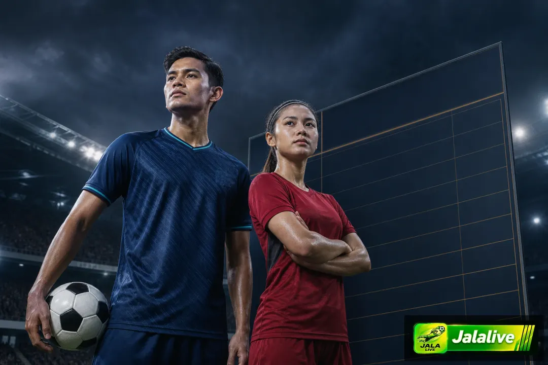 Ilustrasi sepak bola Jalalive