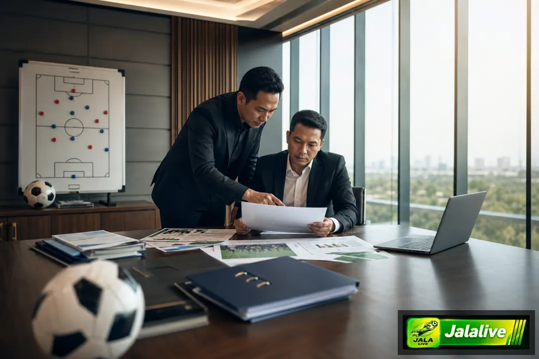 Ilustrasi sepak bola Jalalive